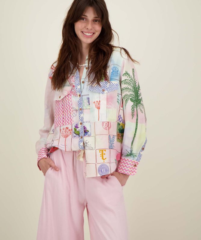 Me369 Linen Ariel Wide Leg Pants