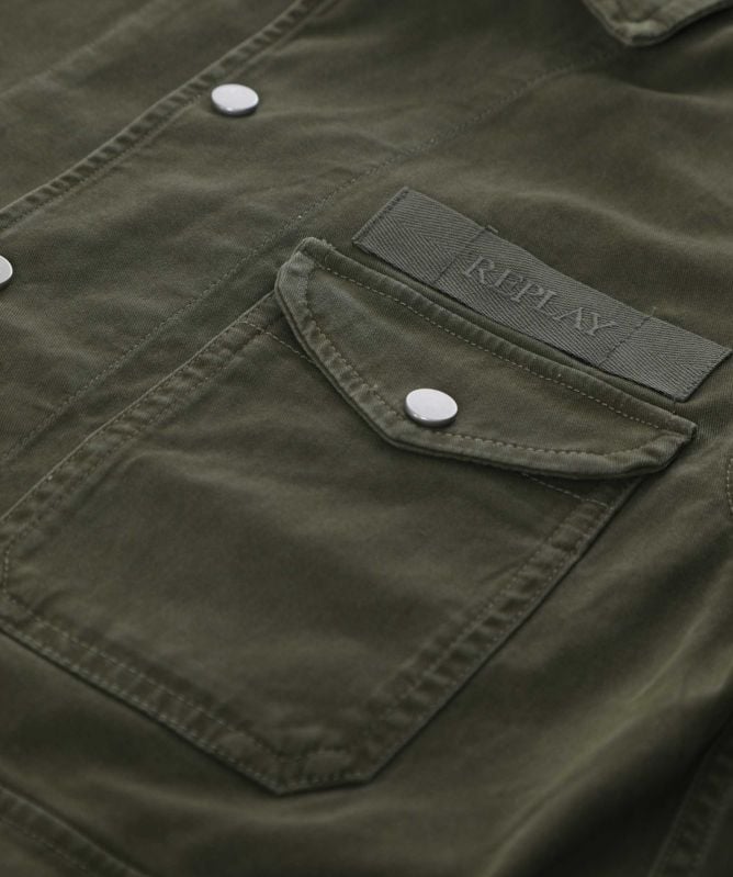 Replay Twill Pocket Overshirt