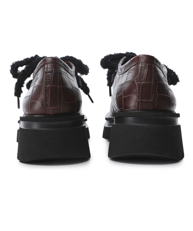 Patrizia Bonfanti Ingy Croc Laced Shoes