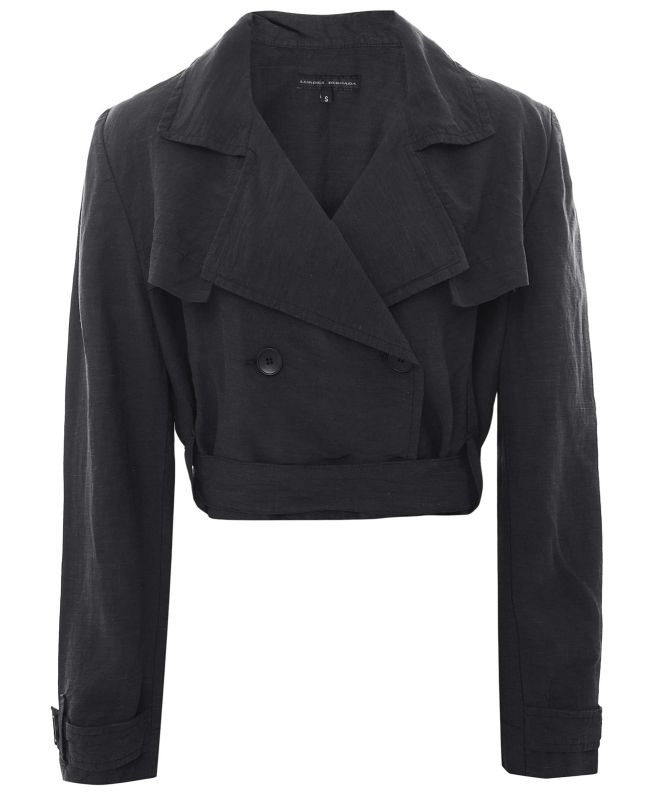 Lurdes Bergada Cropped Trench Coat