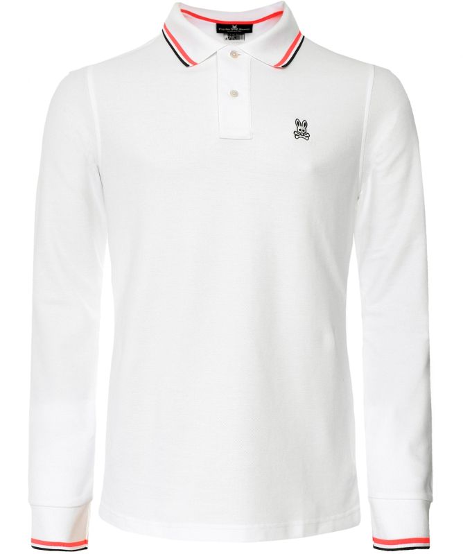 Psycho Bunny Long Sleeve Norbury Polo Shirt