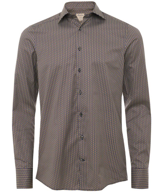 Stenstroms Slimline Geo Pattern Shirt
