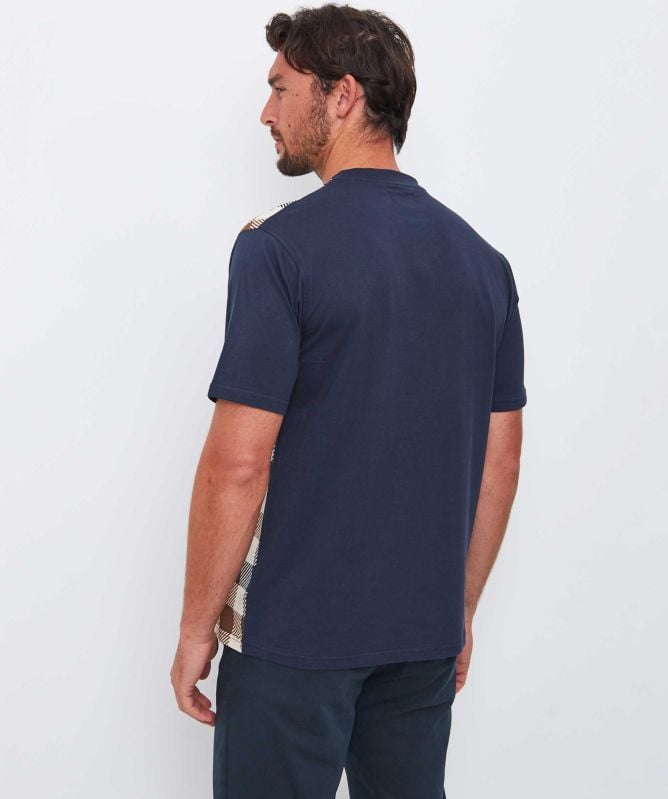 Aquascutum Macro Check T-Shirt