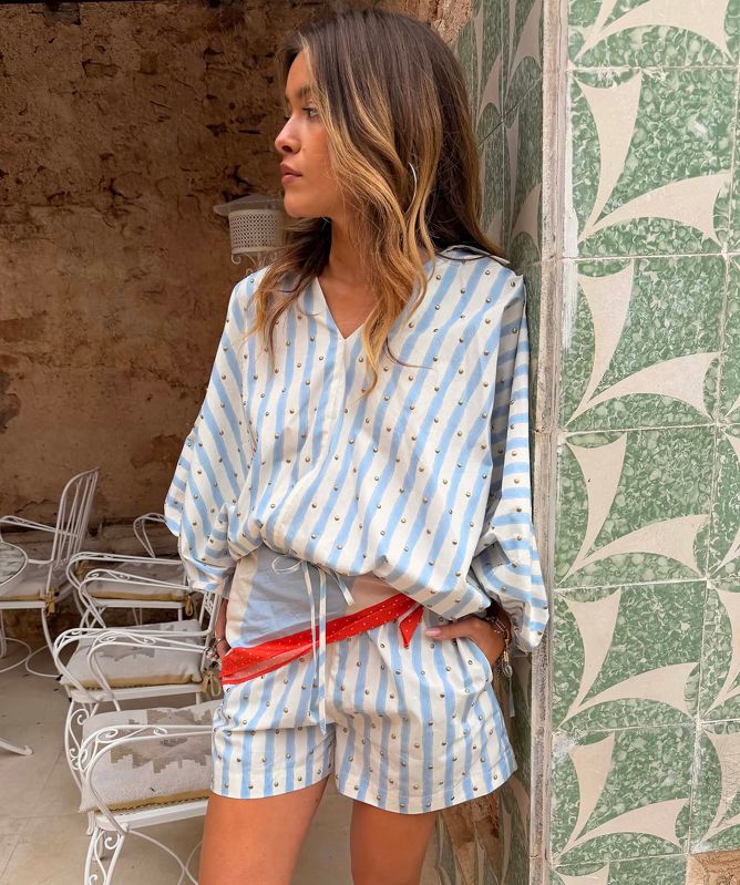 Never Fully Dressed Ellie Stripe Shorts