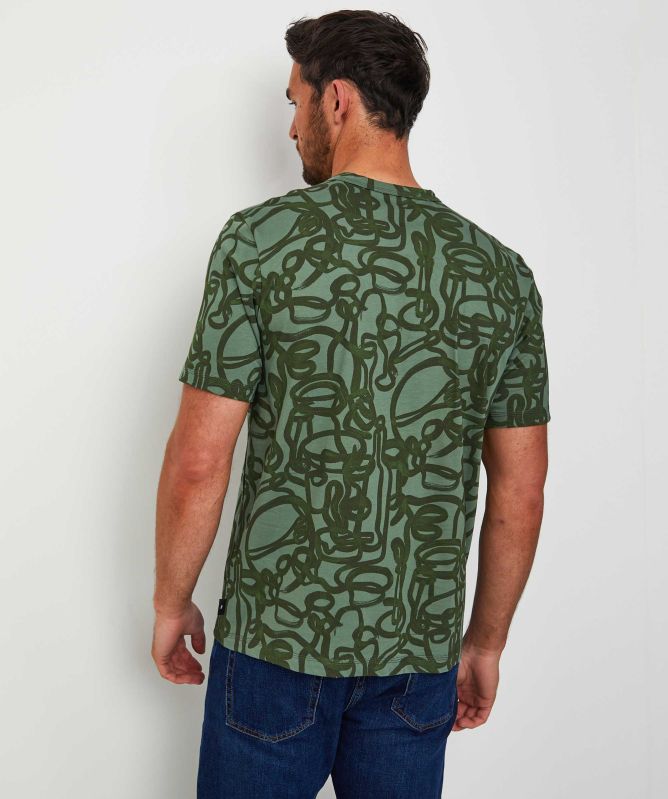 Paul Smith Organic Cotton Graphic Print T-Shirt