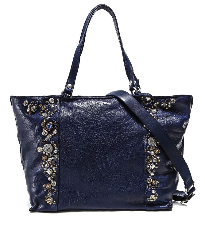 Campomaggi Embellished Leather Shopper Bag