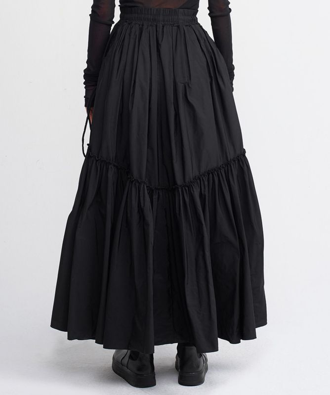 NU London Tiered Maxi Skirt