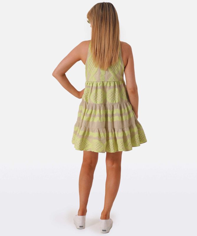 Pearl and Caviar Zakar Sleeveless Mini Dress