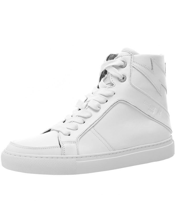 Zadig and Voltaire High Leather Flash Sneakers