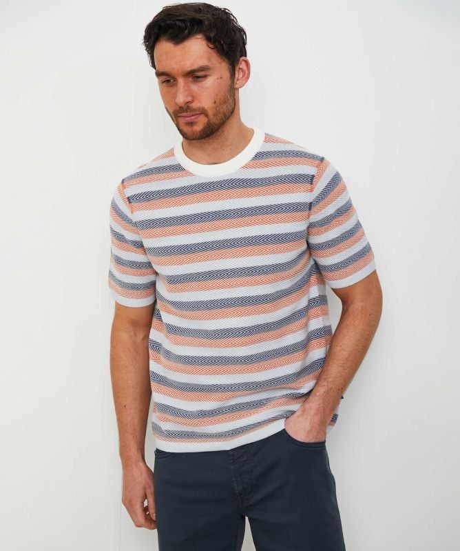 Paul Smith Knitted Striped T-Shirt