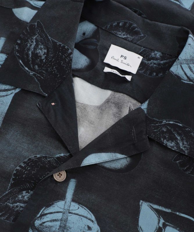 Paul Smith Graphic Print Poplin Shirt