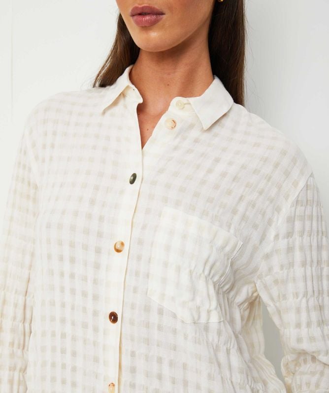 Paul Smith Checked Waffle Shirt