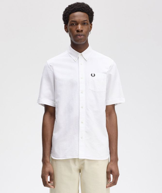 Fred Perry Short Sleeve Oxford Shirt
