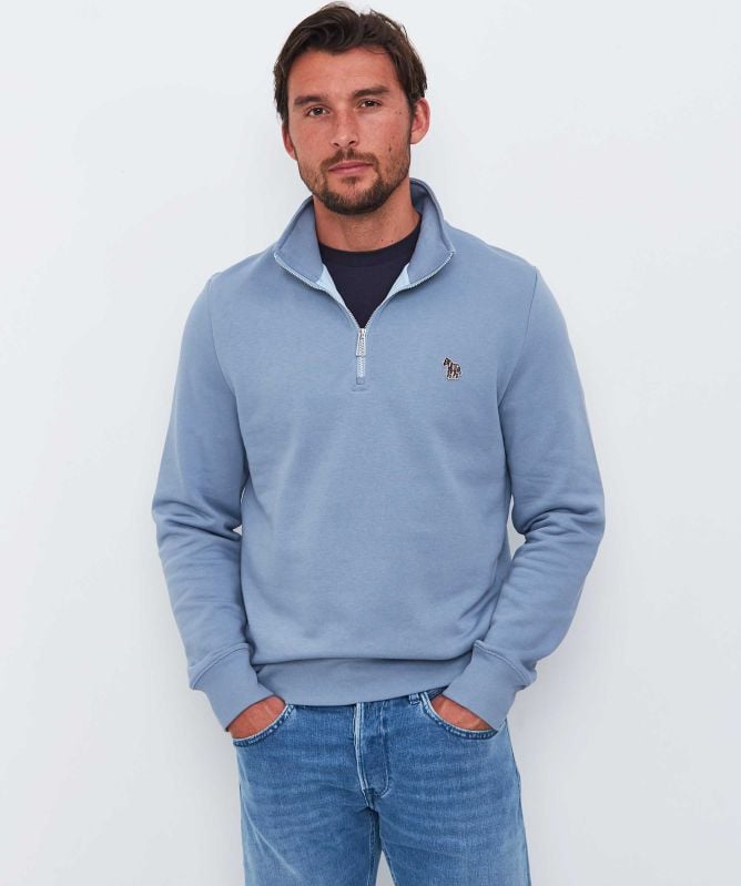 Paul Smith Half-Zip Zebra Sweatshirt