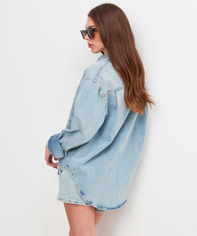Anine Bing Denim Dante Shirt