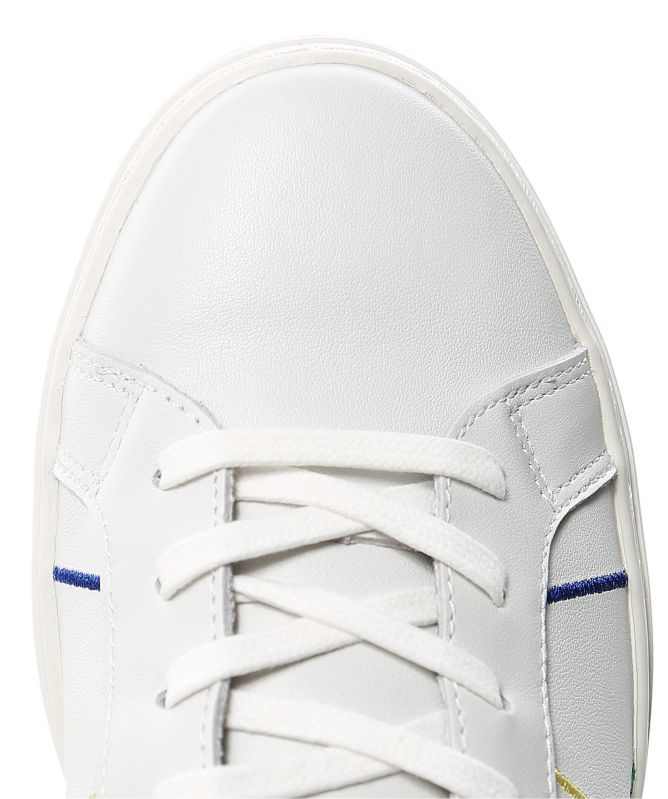 Paul Smith Leather Abstract Stripe Rex Sneakers