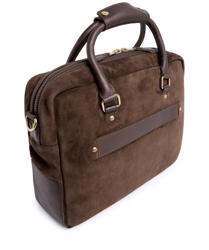 Hackett Suede Ludgate Briefcase