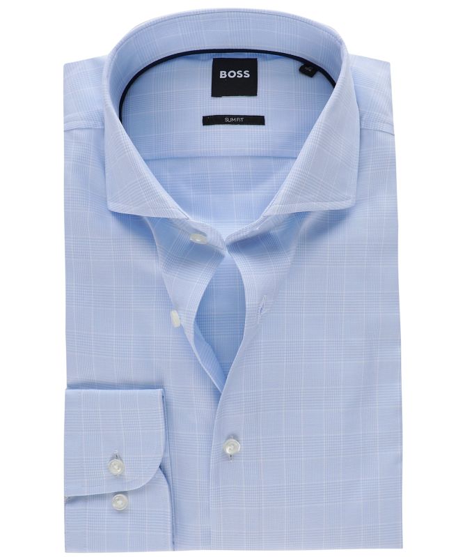 BOSS Slim Fit POW Check H-Hank Shirt
