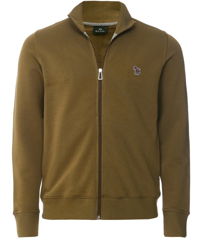 Paul Smith Organic Cotton Zip-Through Zebra Sweatshirt