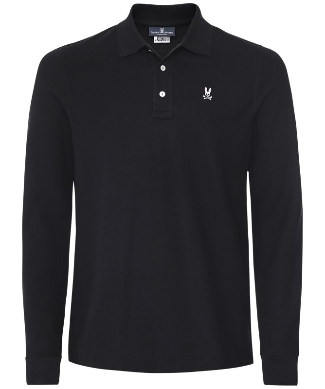 Psycho Bunny Long Sleeve Classic Polo Shirt