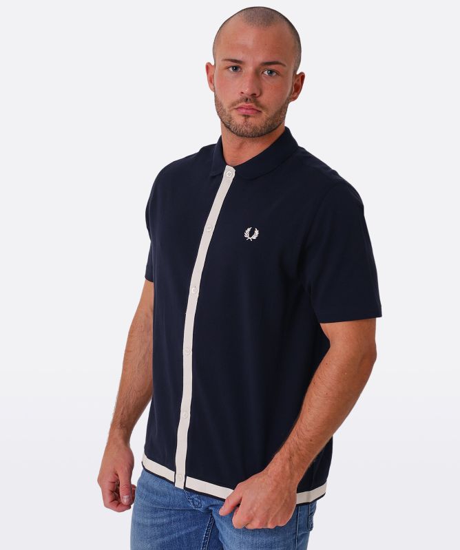 Fred Perry Tape Detail Polo Shirt