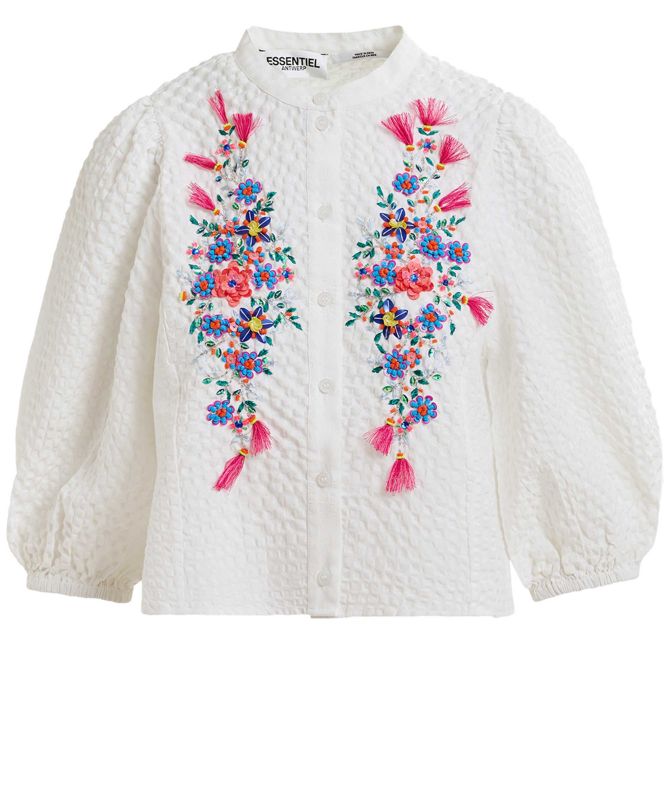 Essentiel Antwerp Heartfelt Embellished Shirt