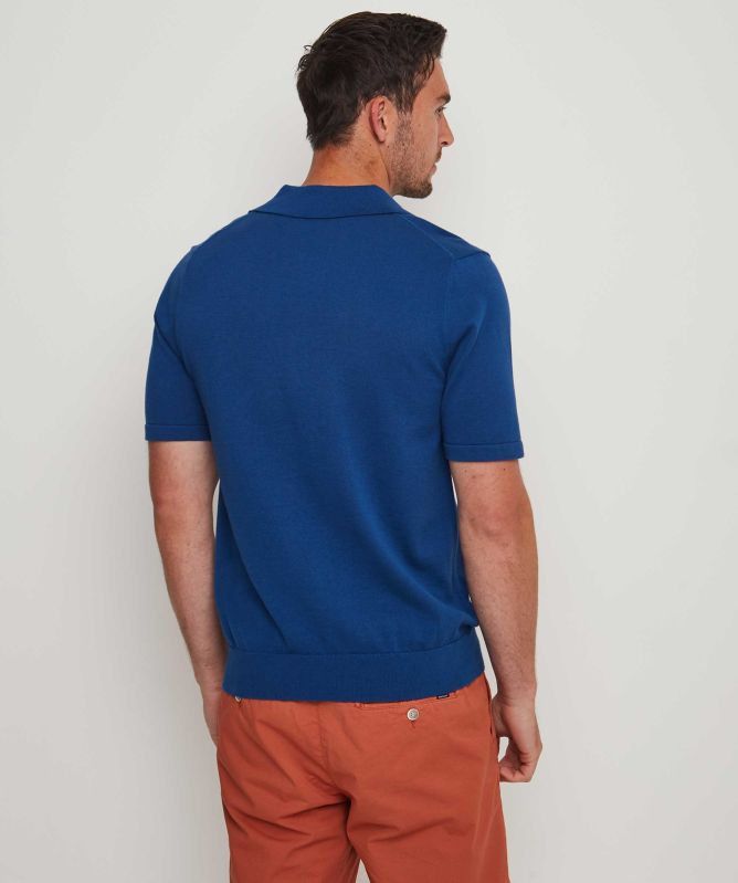 Paul Smith Knitted Zebra Polo Shirt