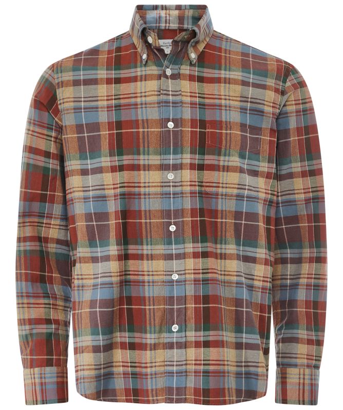 Hartford Pitt Checked Cotton Shirt