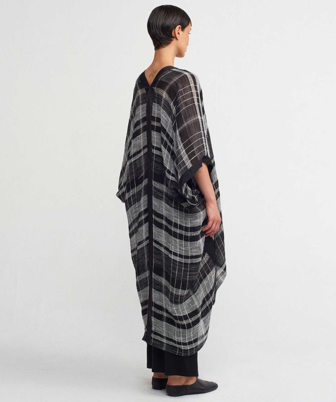 NU London Plaid Long Kaftan