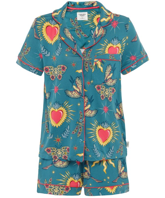 Chelsea Peers Heart Star Short Pajamas
