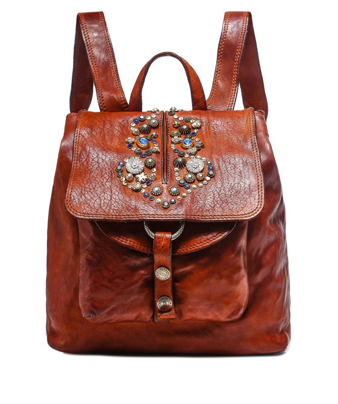 Campomaggi Embellished Leather Backpack