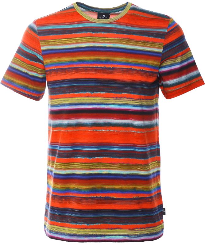 Paul Smith Painted Stripe T Shirt