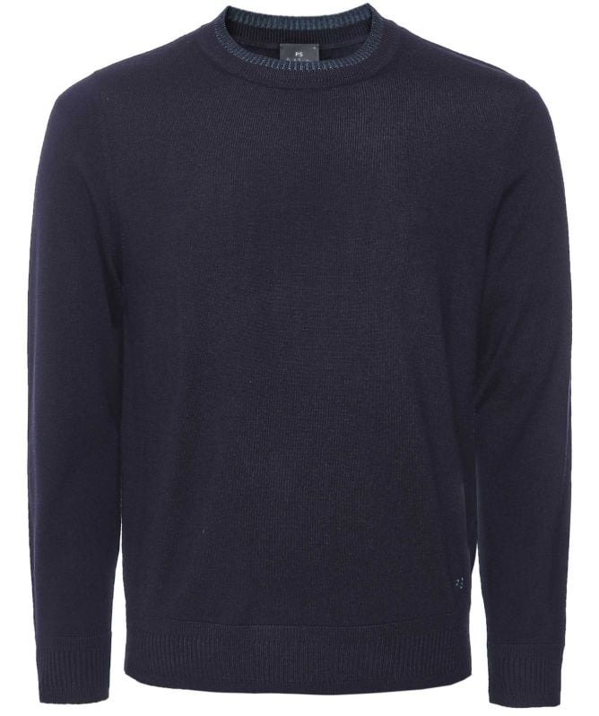 Paul Smith Merino Contrast Collar Jumper