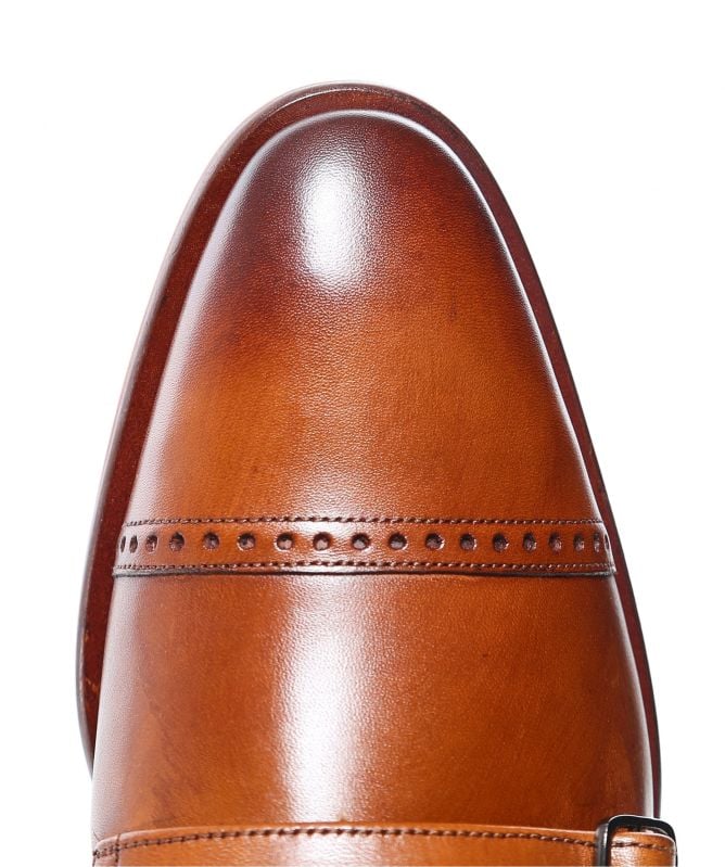 Oliver Sweeney Leather Ackergill Monk Strap Shoes