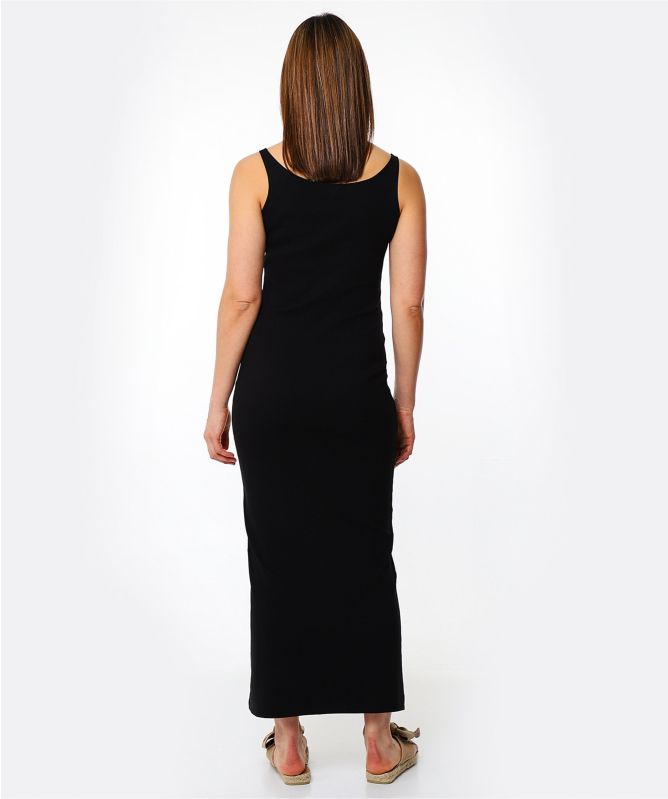 chinese dress ladies Threads 4 Thought Women's Catelynn Luxe Jersey Midi Tank Dress S in Boardwalk, Size S main image 0