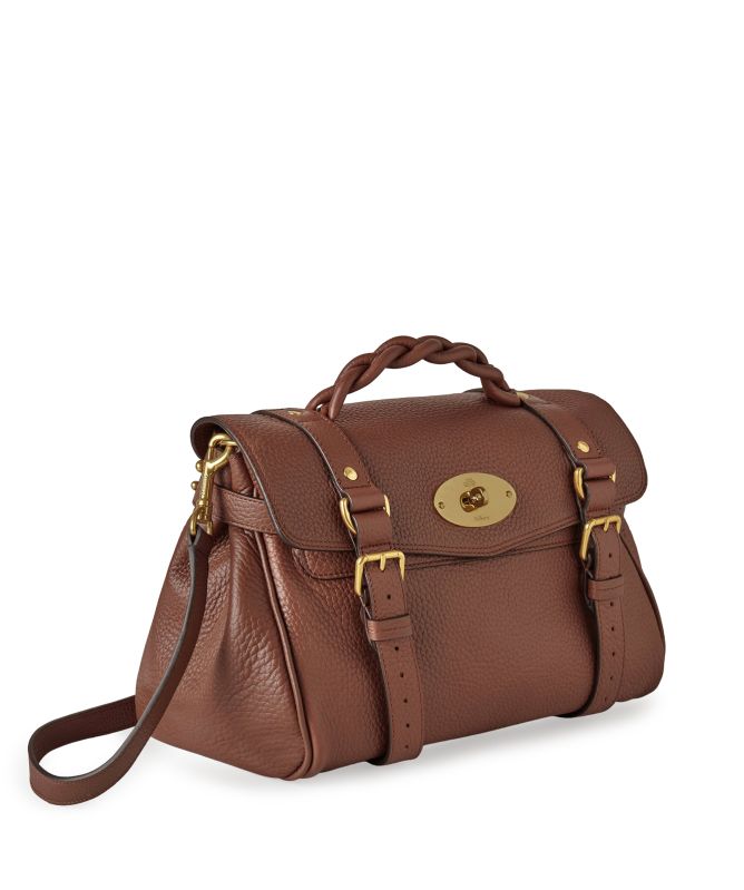 Mulberry Alexa Heavy Grain Satchel Bag