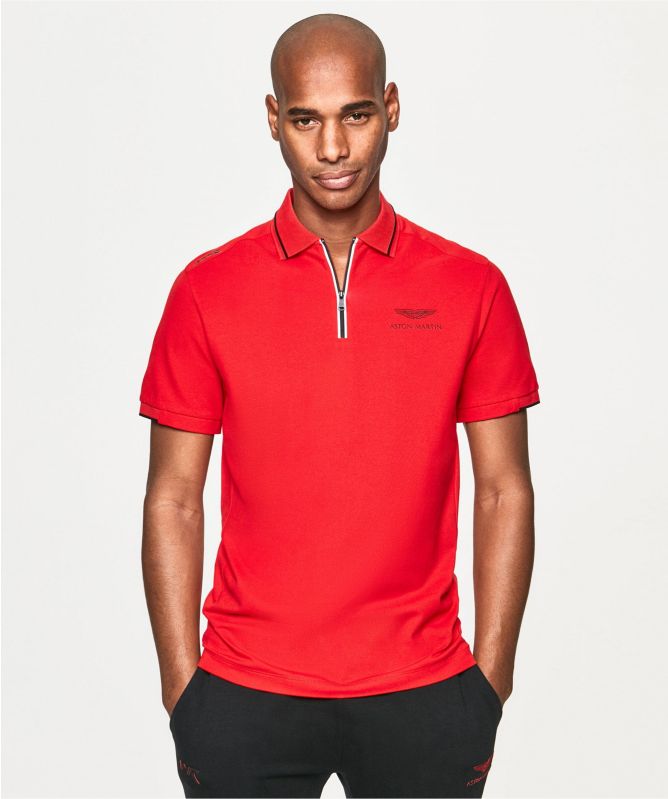 Hackett AMR Zip Polo Shirt