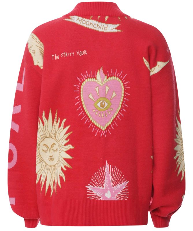 Never Fully Dressed Mystical Graphic Cardigan