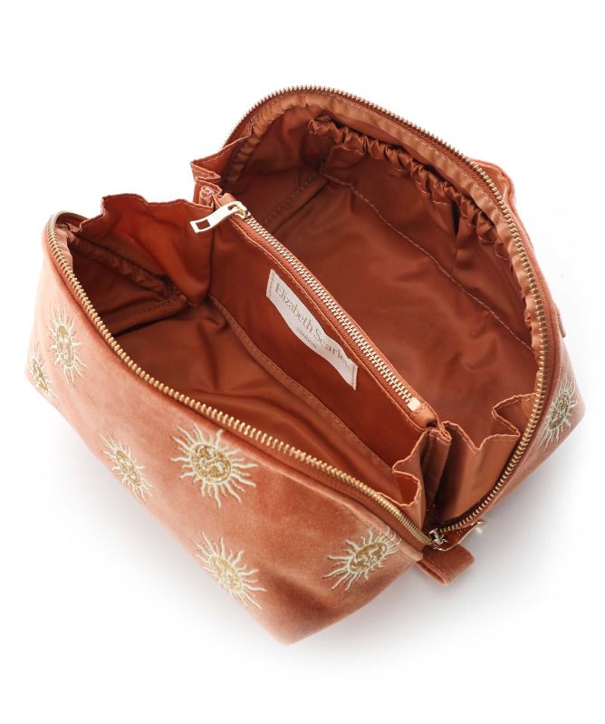 Elizabeth Scarlett Sun Goddess Open Flat Makeup Bag