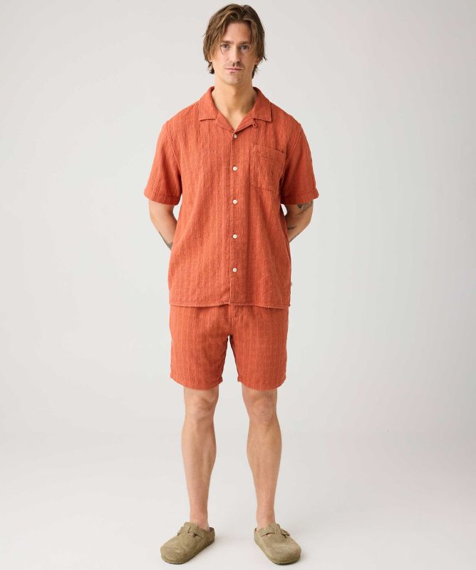 Knowledge Cotton Cotton Structure Shirt