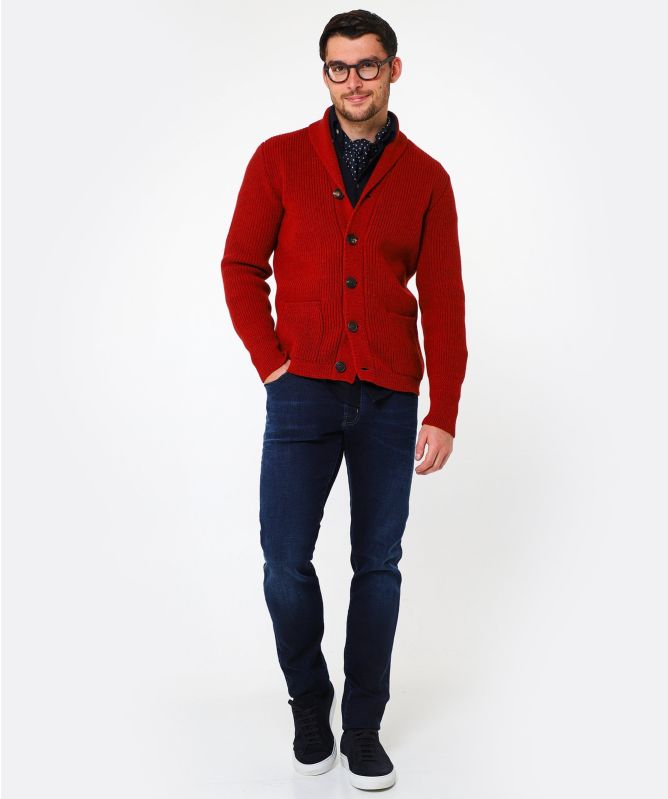 J. Blades Lambswool Jamie Shawl Cardigan