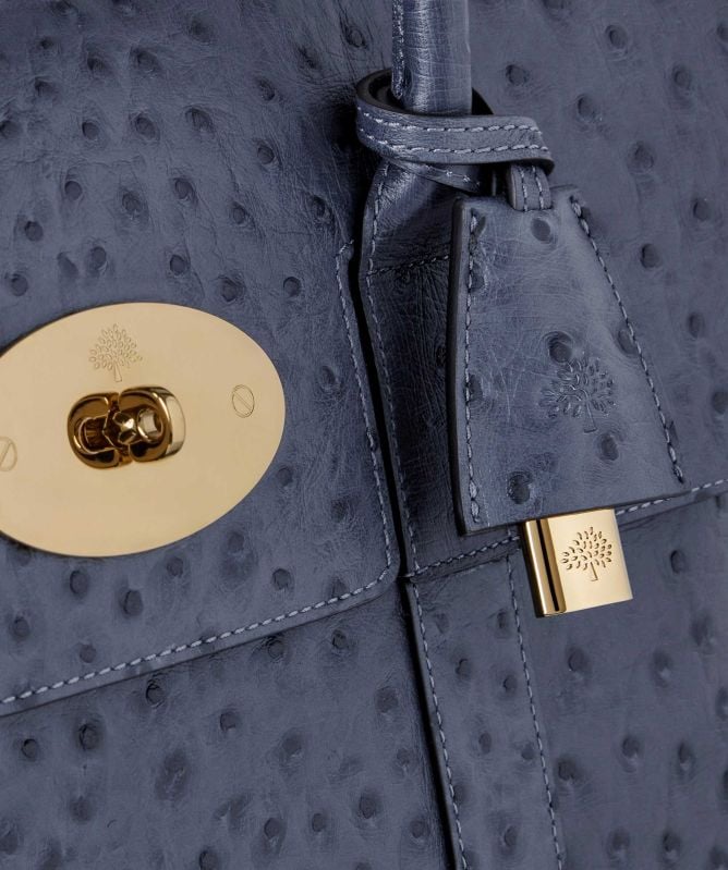 Mulberry Ostrich Bayswater Shoulder Bag