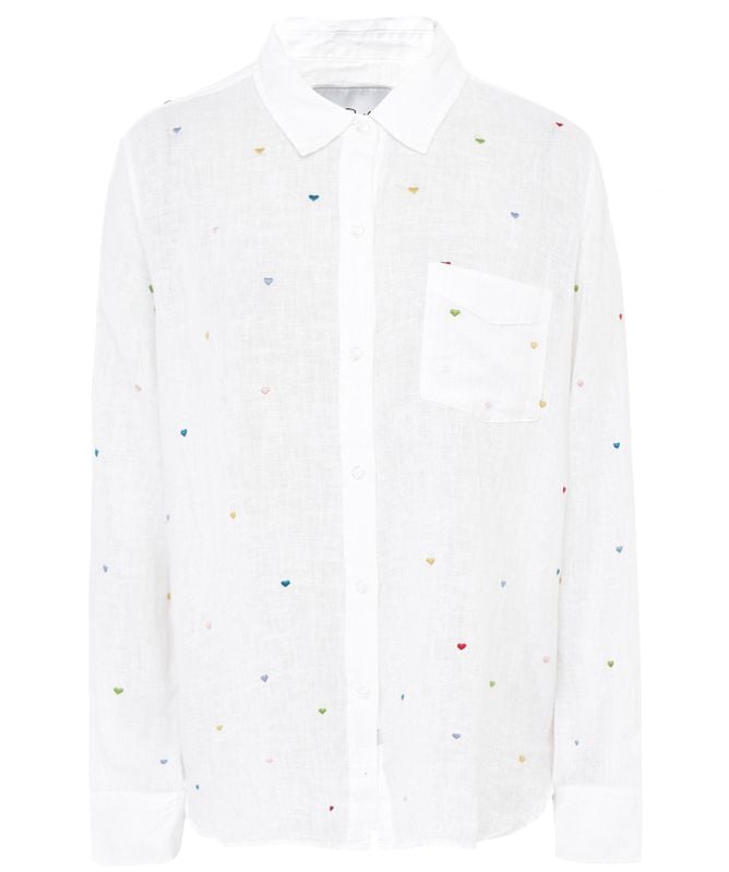 Rails Charli Embroidered Heart Shirt