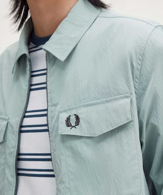 Fred Perry Textured Zip Overshirt