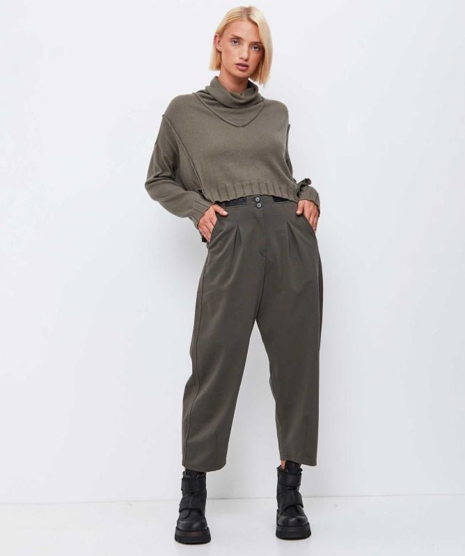 Lurdes Bergada Harry Cropped Trousers