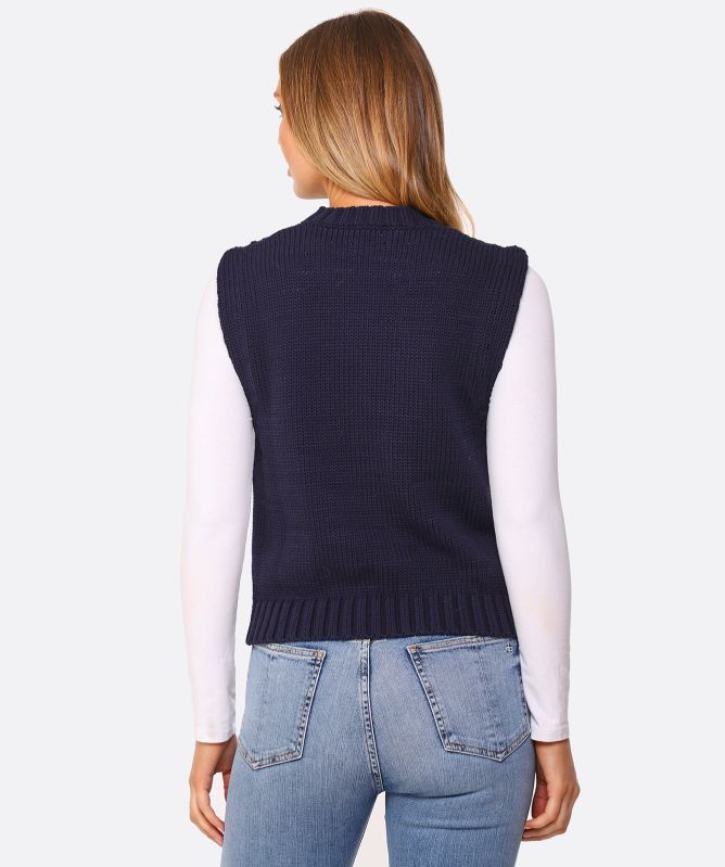 GANNI Organic Cotton Rope Vest