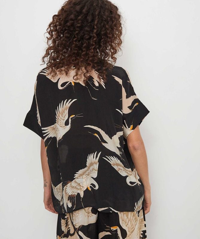 One Hundred Stars Stork Tea Blouse