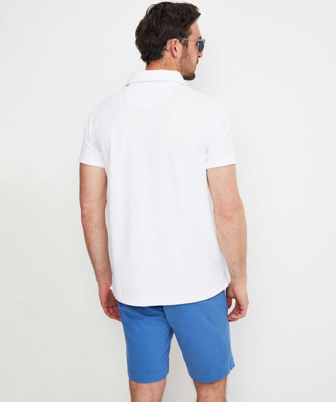 Thomas Maine Terry Jersey Polo Shirt