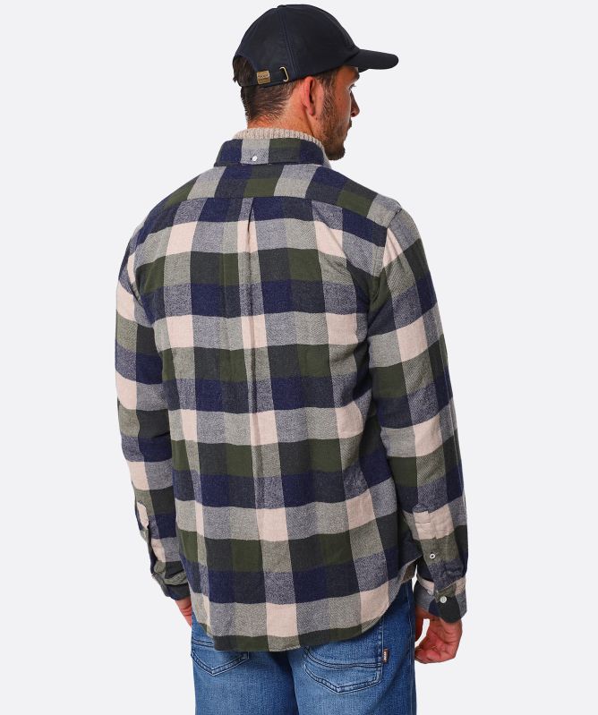 Hartford Flannel Buffalo Check Pitt Shirt