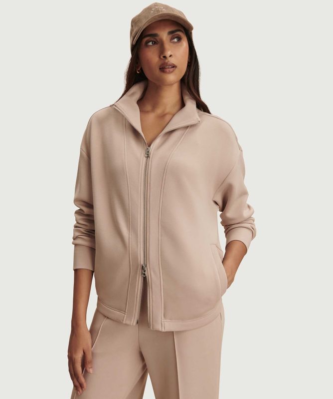 Varley Arlene Zipper-Through Sweat